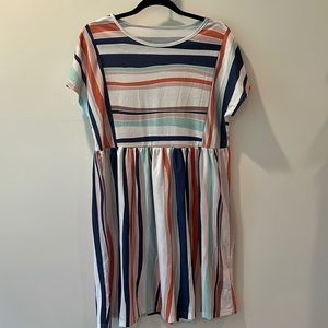 T-shirt dress. Size medium.